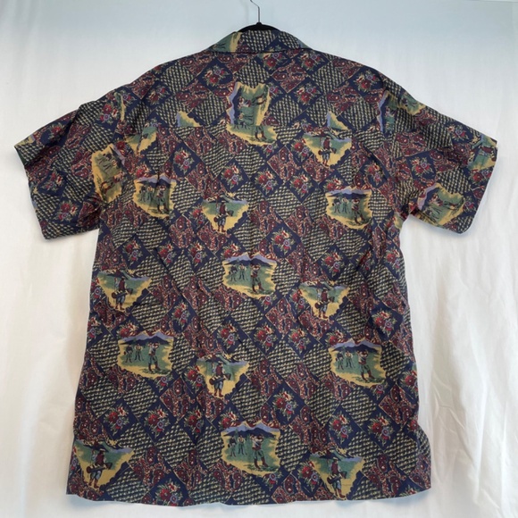 Imperial Poplin Salty Dog Gant Short Sleeve Button Down Shirt Golf Theme Men’s - Picture 8 of 12